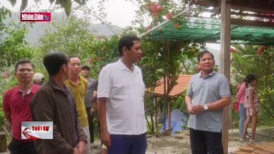 Điều tra nguyên nhân vụ nổ mìn làm đá rơi sập nhà dân