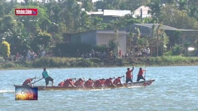 Sôi nổi hội đua thuyền ở Đắk Lắk