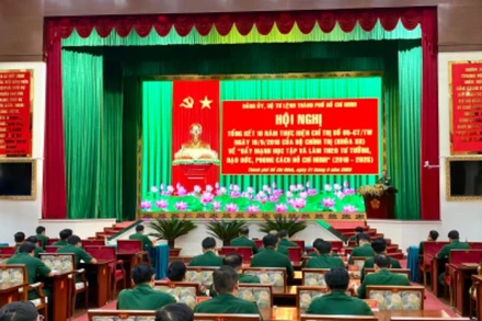 Quang cảnh Hội nghị Tổng kết 10 năm thực hiện Chỉ thị số 05.