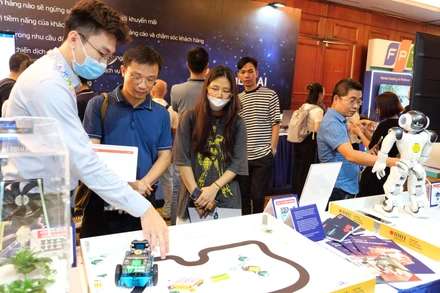 Hoạt động Ngày hội trí tuệ nhân tạo Việt Nam 2023.