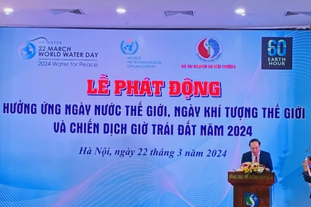 Thứ trưởng Lê Công Thành phát biểu tại Lễ phát động. 