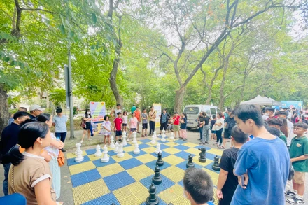 Thử thách trò chơi tại Ngày hội.