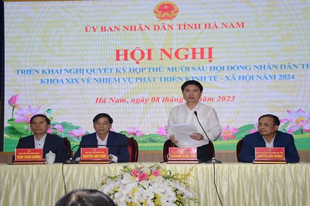 Ủy ban nhân dân tỉnh Hà Nam triển khai kế hoạch năm 2024.