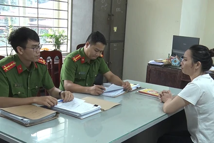 Cơ quan Cảnh sát điều tra, Công an huyện Lý Nhân, tỉnh Hà Nam đã ra Quyết định khởi tố vụ án hình sự, Quyết định khởi tố bị can đối với Đoàn Thị Sáng.