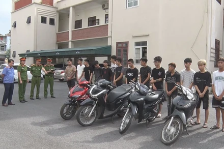 Các đối tượng có hành vi gây rối trật tự công cộng bị khởi tố.