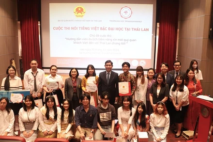 Cuộc thi Nói tiếng Việt bậc Đại học tại Thái Lan thu hút được sự quan tâm đông đảo của các sinh viên Thái Lan và những người yêu văn hóa Việt Nam.