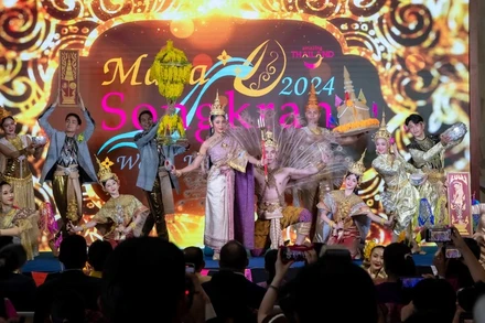 Lễ công bố chương trình Lễ hội Nước thế giới Maha Songkran 2024. (Ảnh: TAT)