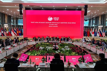 Quan hệ giữa ASEAN và các đối tác được tăng cường. (Ảnh BỘ NGOẠI GIAO)