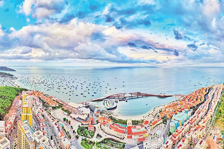 Một góc phường An Thới, thành phố Phú Quốc.