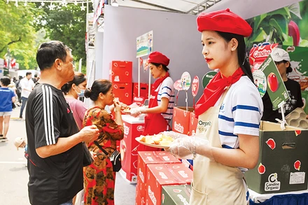 Ẩm thực và văn hóa Pháp tại phố đi bộ hồ Hoàn Kiếm