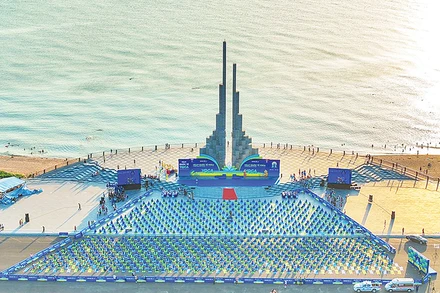 Tháp Nghinh Phong - một biểu tượng mới của du lịch tỉnh Phú Yên.