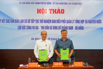 Hai địa phương ký kết phối hợp trong thời gian đến.