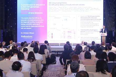 Diễn giả thuyết trình tại Hội nghị.