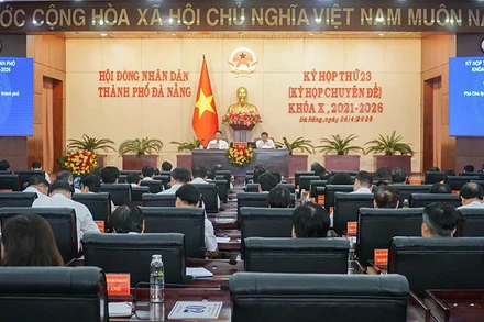 Kỳ họp thứ 23 Hội đồng nhân dân thành phố Đà Nẵng đã khai mạc.