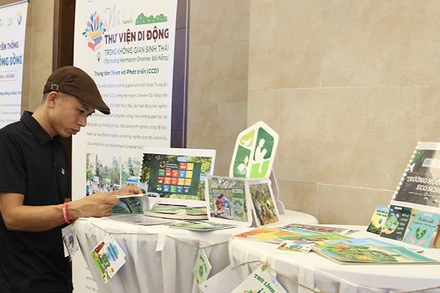 Triển lãm câu chuyện các dự án, sáng kiến đã được thực hiện.