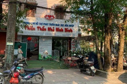 Trung tâm Hỗ trợ phát triển giáo dục hòa nhập Thiên thần nhỏ tại Ninh Bình.