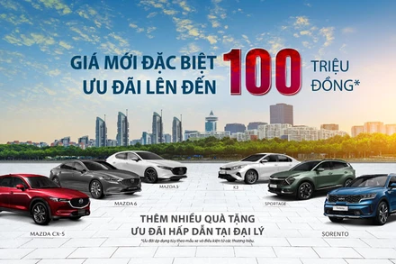 THACO AUTO công bố giá bán mới và tăng ưu đãi cho các dòng xe Kia và Mazda 