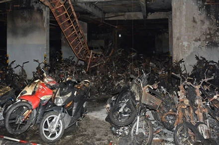 Vụ cháy chung cư Carina gây hậu quả nặng nề về người và tài sản.