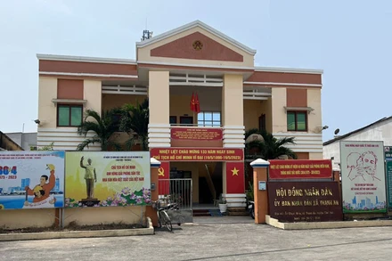  Một góc xã đảo Thạnh An, huyện Cần Giờ.