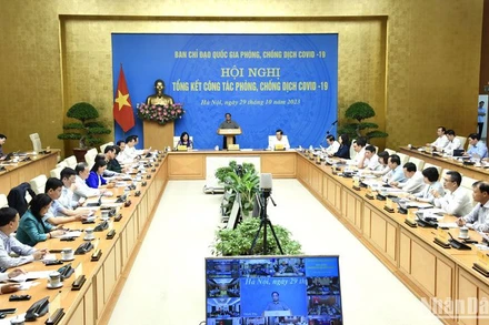 Thủ tướng Phạm Minh Chính dự và chủ trì hội nghị.