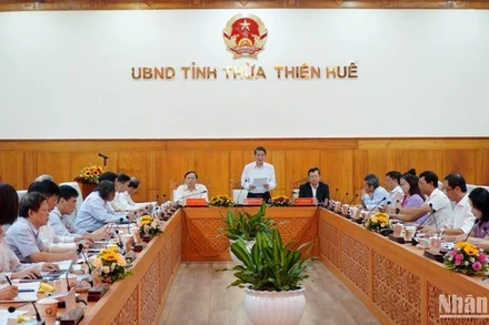 Đoàn khảo sát Ban Chỉ đạo Trung ương do Phó Chủ tịch Quốc hội Nguyễn Đức Hải làm Trưởng đoàn đã có buổi làm việc với Tỉnh ủy Thừa Thiên Huế.