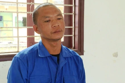 Đối tượng Hồ Văn Phương Tâm tại cơ quan điều tra.