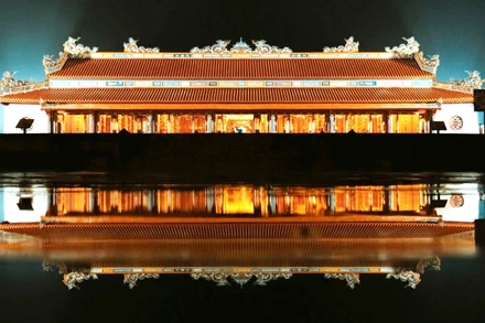 Lần đầu tiên một di tích văn hóa thuộc di sản thế giới UNESCO ở Việt Nam đạt chuẩn công trình xanh-Điện Thái Hòa. (ảnh: Di tích Huế)