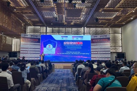 Quang cảnh Hội thảo: “Bảo đảm an toàn thông tin cho hạ tầng số, dữ liệu số và kinh tế số trước tội phạm mạng”. Ảnh: VŨ NGÂN