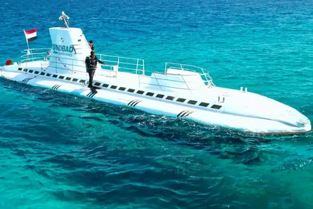 Tàu ngầm du lịch của Sindbad Submarines. (Ảnh: Sindbad Submarines)