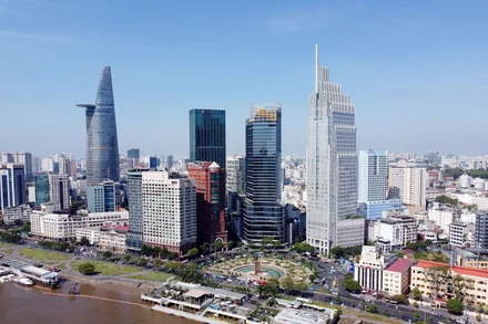 Một góc Thành phố Hồ Chí Minh hiện đại, năng động, trẻ trung ngày hôm nay. (Ảnh: THANH VŨ)