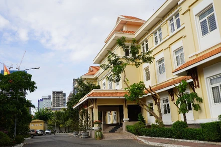 Đại sứ quán Việt Nam ở Thủ đô Phnom Penh, Campuchia. (Ảnh: NGUYỄN HIỆP)