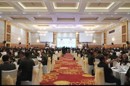 Quang cảnh buổi lễ.