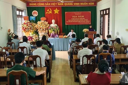  Quang cảnh buổi Tọa đàm kỷ niệm 93 năm ngày truyền thống Dân vận của Đảng (15/10/1930 - 15/10/2023) do Ban Dân vận Tỉnh ủy Đắk Nông tổ chức 
