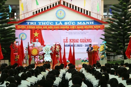 Cùng cả nước, sáng 5/9, hơn 185.000 học sinh tại tỉnh Đắk Nông dự Lễ Khai giảng năm học mới 2023-2024