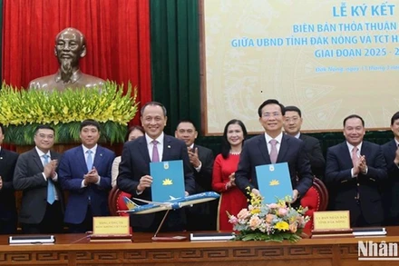 Ủy ban nhân dân tỉnh Đắk Nông ký kết biên bản thỏa thuận hợp tác toàn diện với Vietnam Airlines giai đoạn 2025–2030.
