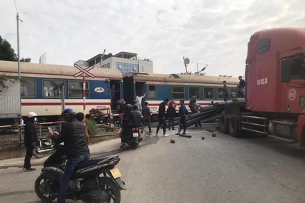 Hiện trường vụ tai nạn. (Ảnh: internet)