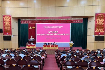 Quang cảnh kỳ họp.