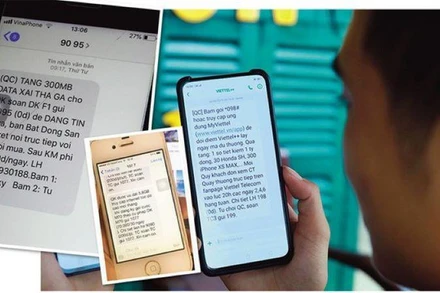 Người dùng điện thoại thường xuyên phải nhận các cuộc gọi “rác”, tin nhắn “rác” quảng cáo. 
