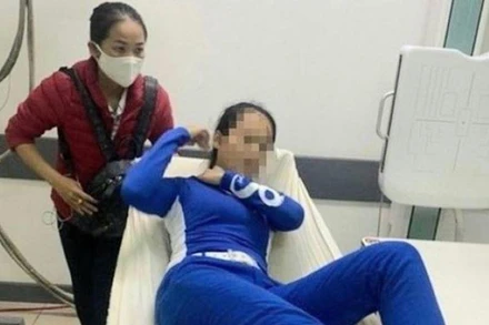 Chị N.A.L. bị thương đã xuất viện.