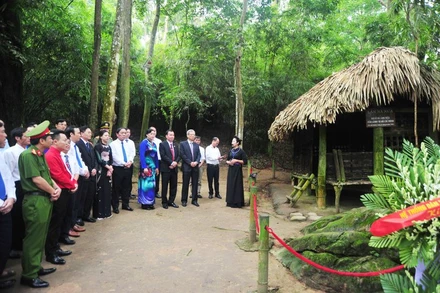 Năm 2022, Khu di tích lịch sử quốc gia Tân Trào (Sơn Dương, Tuyên Quang) đón hơn 750 nghìn lượt khách.