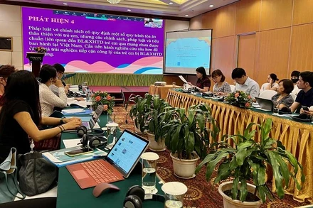 Hội thảo công bố báo cáo nghiên cứu “Ngăn chặn hành vi gây tổn hại - Bằng chứng về bóc lột và xâm hại tình dục trẻ em trên không gian mạng”.