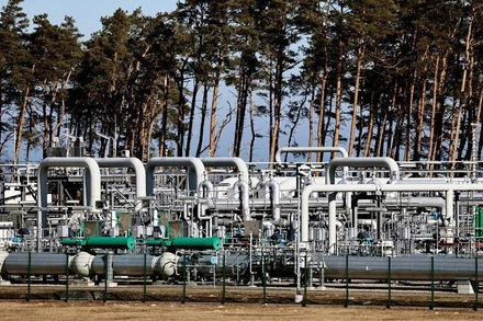 Hệ thống đường ống Dòng chảy phương Bắc 1 ở Lubmin, Đức. (Ảnh: REUTERS)