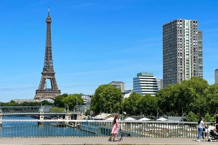 Sự phục hồi kinh tế chậm chạp tại Pháp sẽ chưa thể đưa quốc gia châu Âu này vượt qua được khủng hoảng trong năm nay. (Ảnh: MINH DUY)