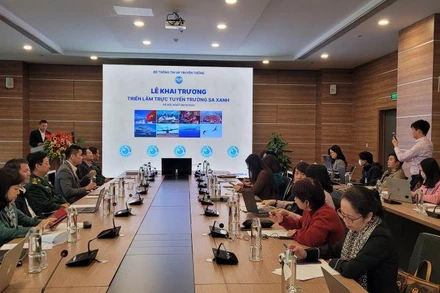 Một số hình ảnh tại lễ khai trương nền tảng triển lãm số về chủ quyền biển, đảo Việt Nam.