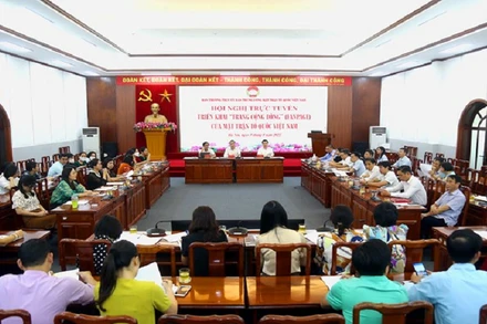 Quang cảnh hội nghị. Ảnh: Diệp Minh Anh