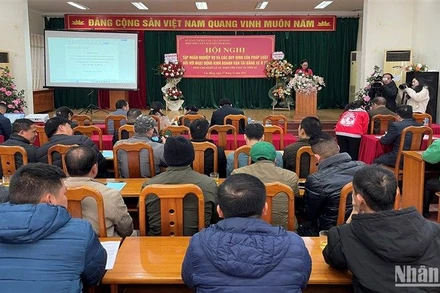 Quang cảnh hội nghị tập huấn.