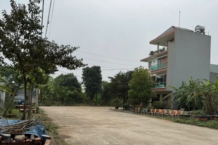 Giá đất tại Việt Trì (Phú Thọ) tăng mạnh, kể cả ở những khu vực còn chưa hiện diện những công trình dịch vụ, hạ tầng. (Ảnh: PMT)