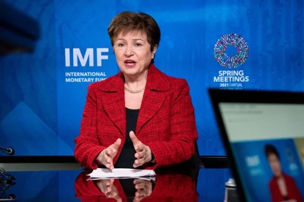 Tổng Giám đốc IMF Kristalina Georgieva. (Ảnh: XINHUA)