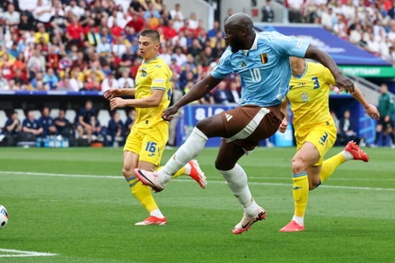 Tiền đạo Romelu Lukaku của Bỉ không có bàn thắng nào tại EURO 2024. 
