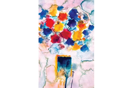 Minh họa trang thơ: Nguyễn Quang Thiều